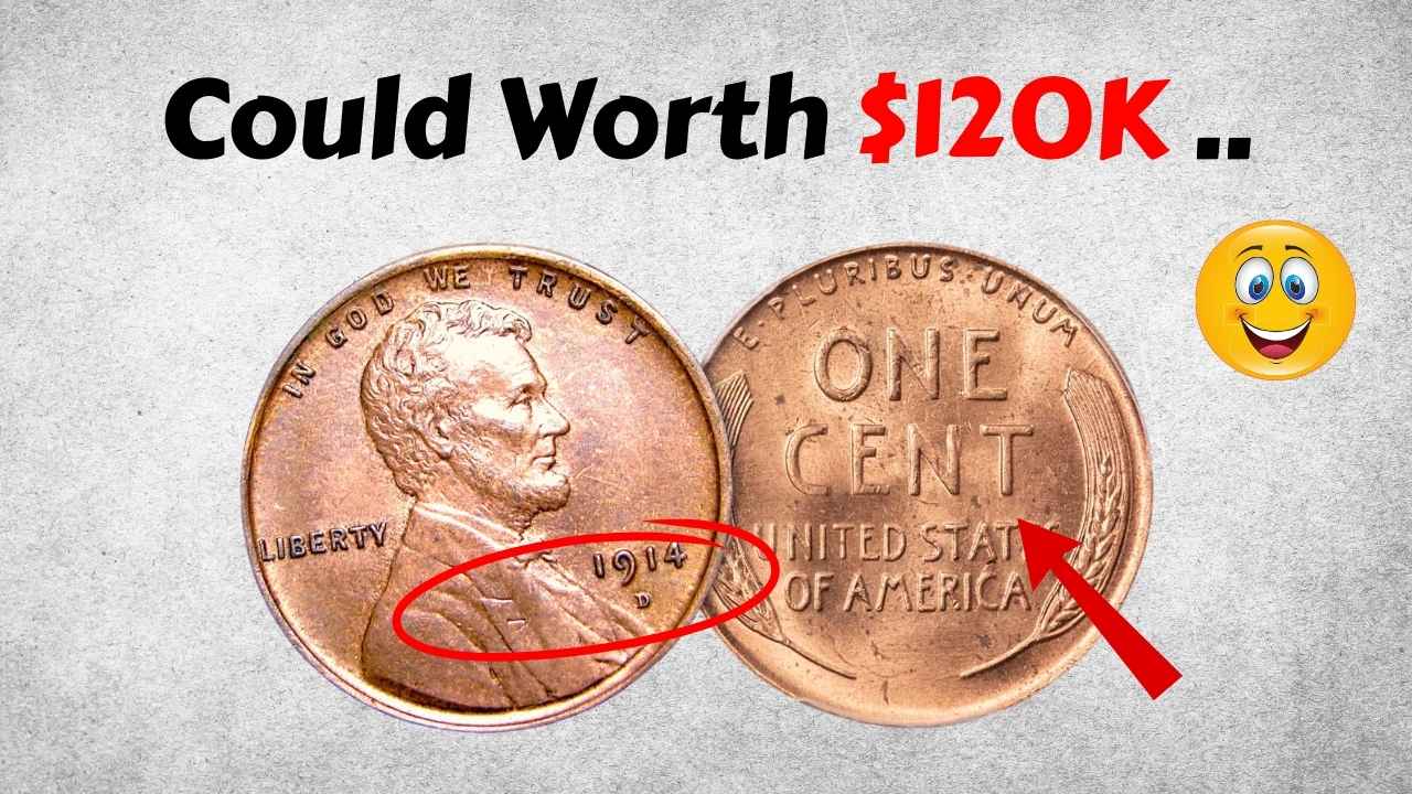 Rare 1914-D Lincoln Wheat Penny Worth $120K - Could You Have One?