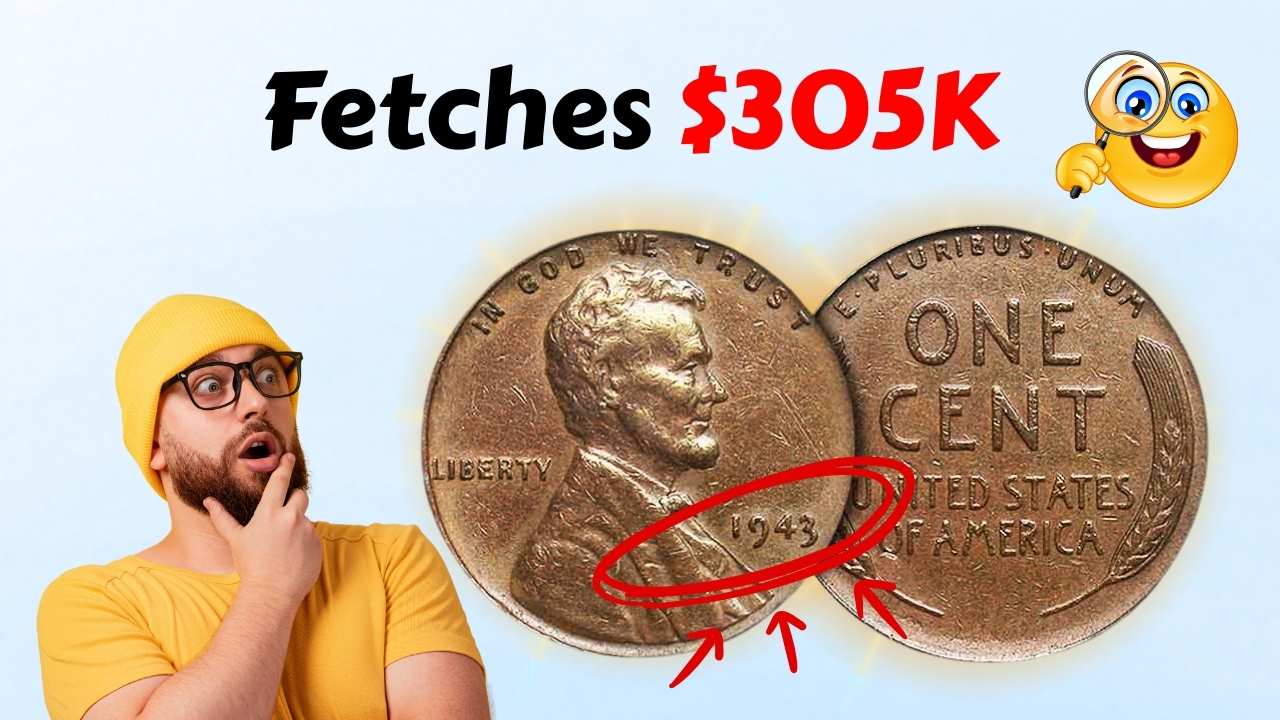 Rare 1943 Copper Penny Fetches $305K - Could You Be Holding One?