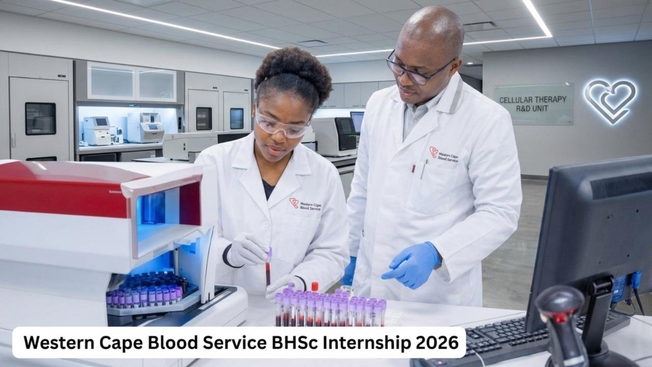 Western Cape Blood Service BHSc Internship 2026 | Bursary, Stipend & Employment Pathway