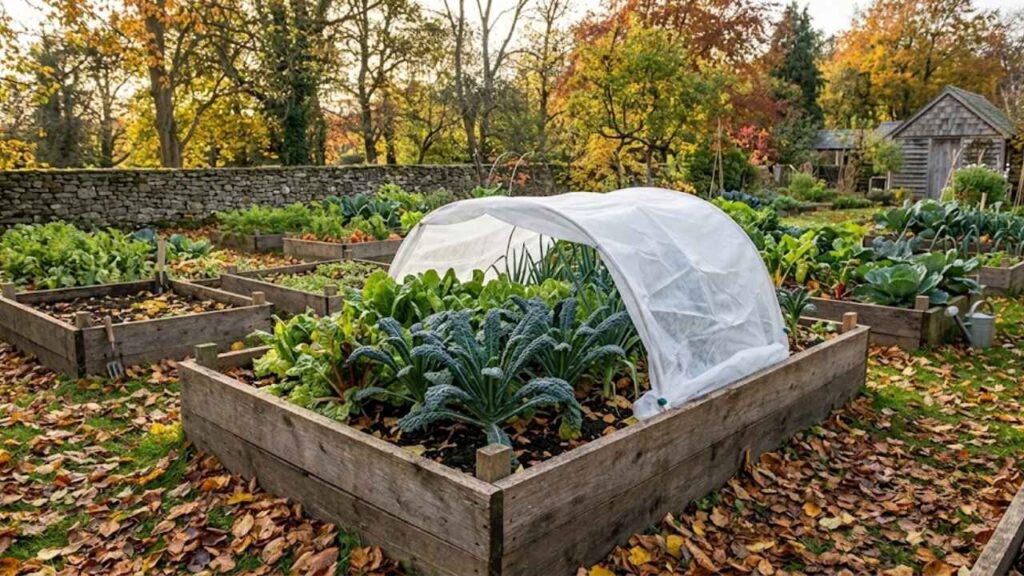 Potager surélevé en automne : 5 astuces simples pour continuer à récolter malgré le froid